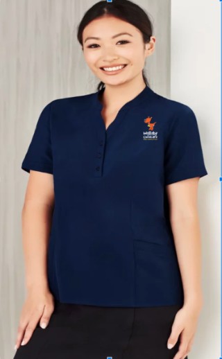 Women's Florence Plain Tunic - Navy:Navy
