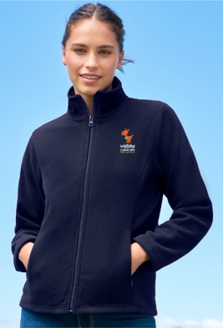 Women's Full Zip Polar - Navy:Navy