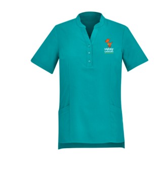 Women's Florence Plain Tunic - Teal:Teal